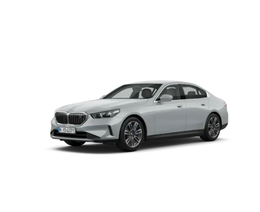 White BMW i7 luxury electric sedan with sleek modern design, featuring the iconic BMW kidney grille, slim LED headlights, and elegant side profile. This premium four-door vehicle showcases a sophisticated exterior with chrome accents and multi-spoke alloy wheels against a black background.